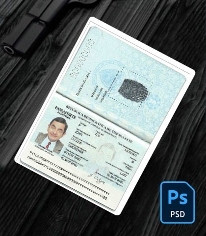 Timor-Leste passport PSD